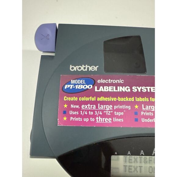 Brother P-Touch Label Maker PT-1800/1810 In Great Condition - Tested Works - Picture 2 of 7